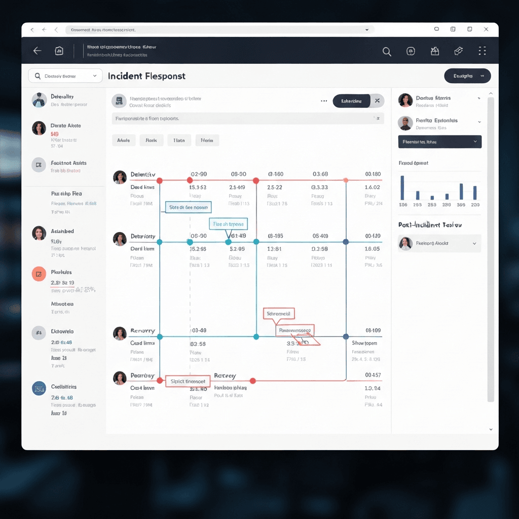 AIセキュリティインシデントの段階的対応フロー