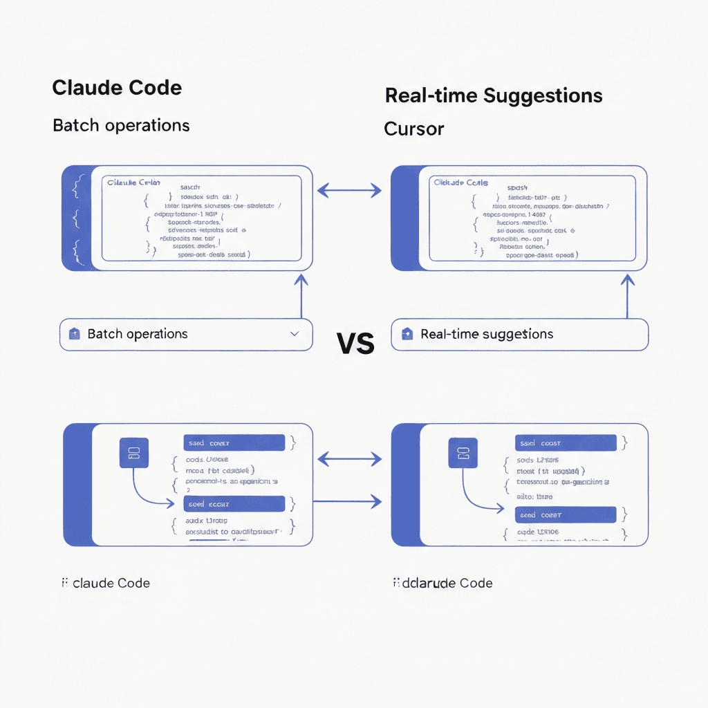 リファクタリング作業フローにおけるClaude CodeとCursorの操作性比較