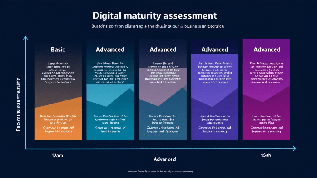デジタル成熟度の評価マトリクス