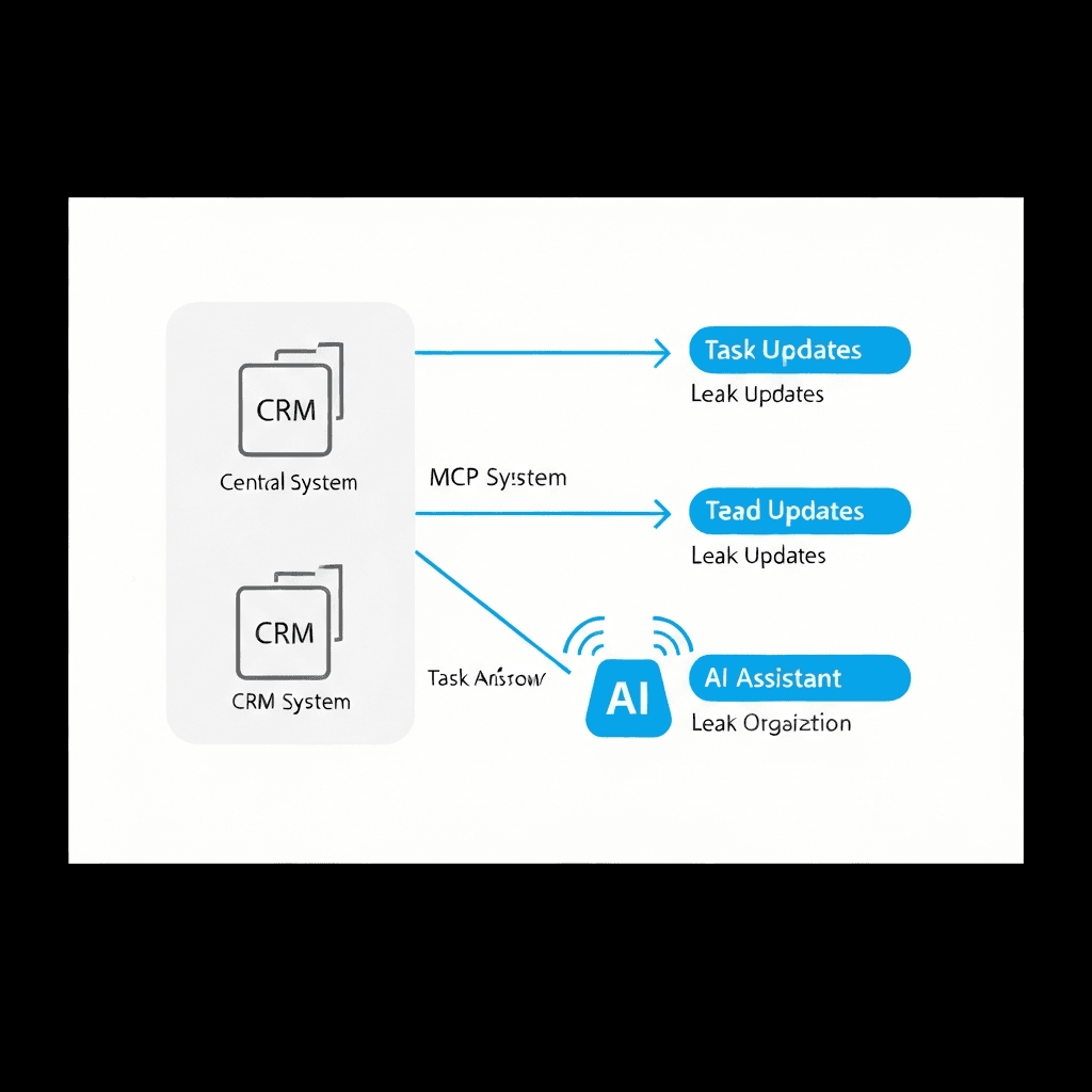 CRMシステムとAIの連携による営業支援ワークフロー