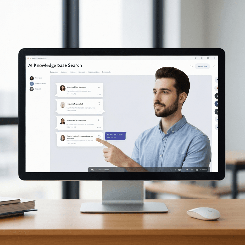 社内ドキュメントの横断検索とAI要約の統合画面