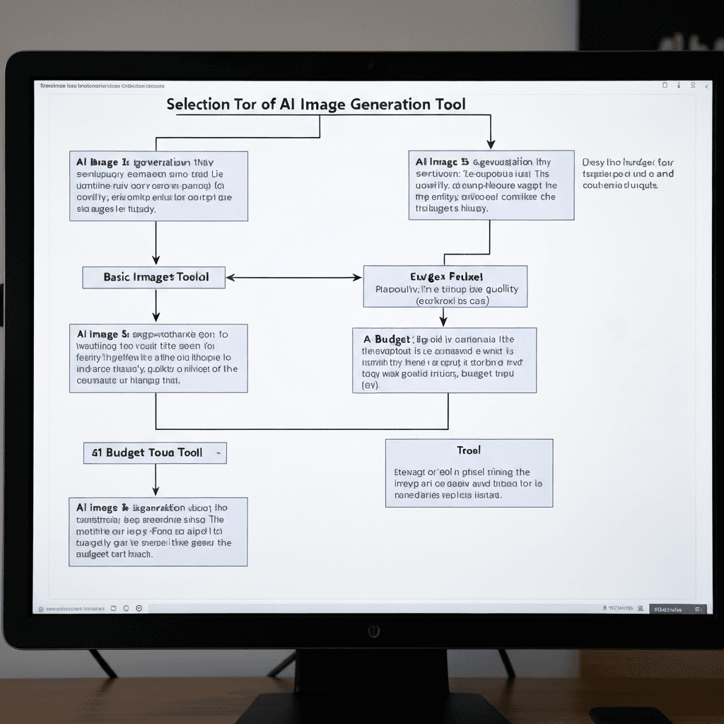 AI画像生成サービスの比較選定チャート