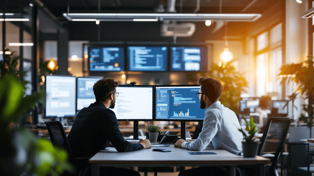 ソフトウェア開発チームのワークスペース