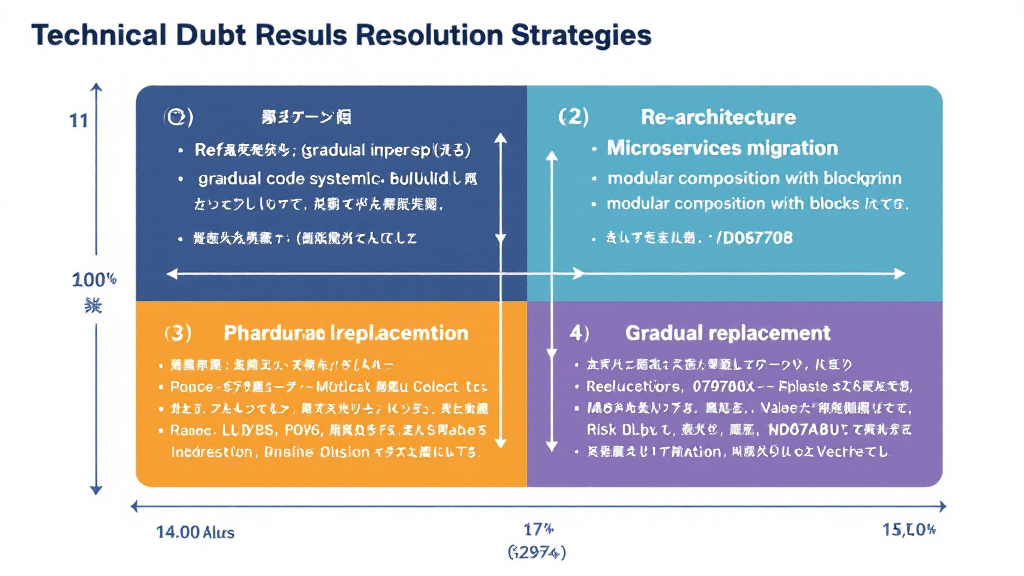 技術負債解消の3つの戦略比較